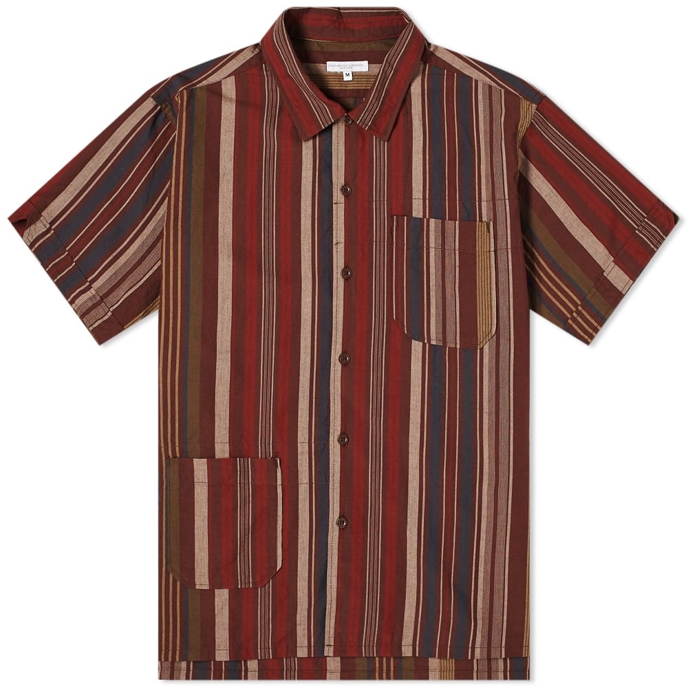 Engineered Garments Patchwork Stripe Camp Vacation Shirt - 1