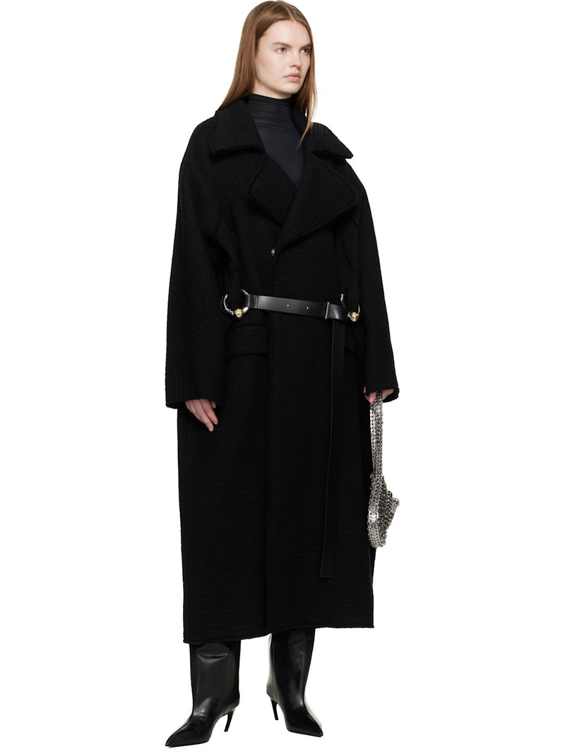 Jean Paul Gaultier Black 'The Long Gaultier' Coat outlook