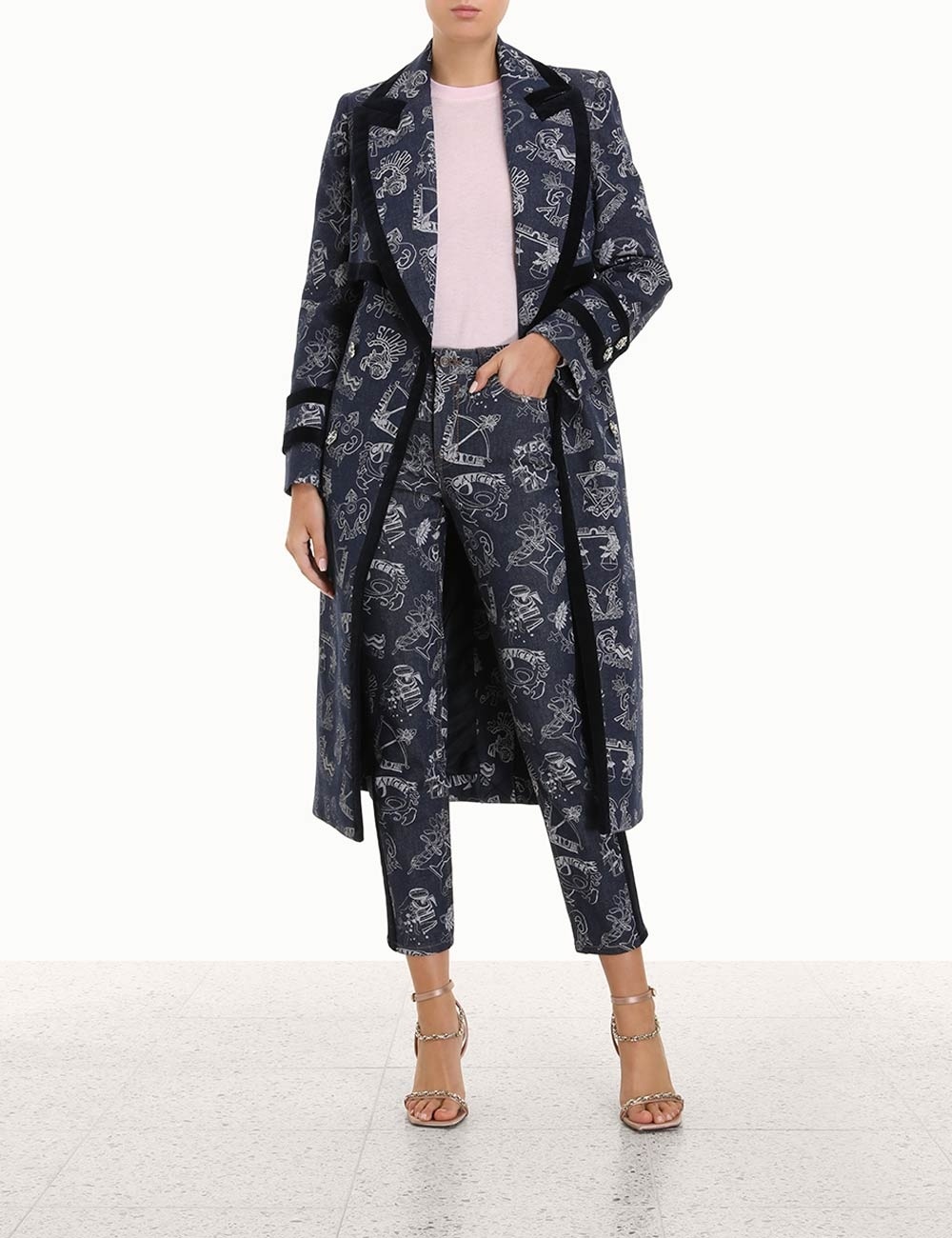 KALEIDOSCOPE DENIM TRENCH - 2