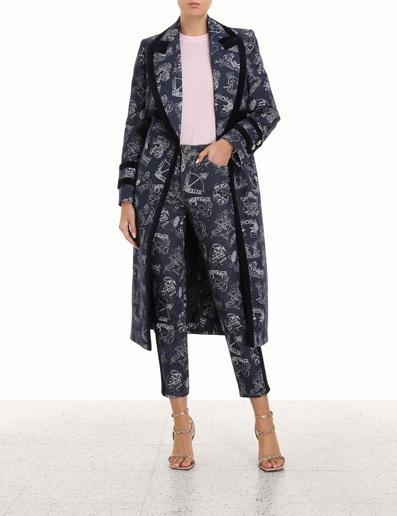 KALEIDOSCOPE DENIM TRENCH 2