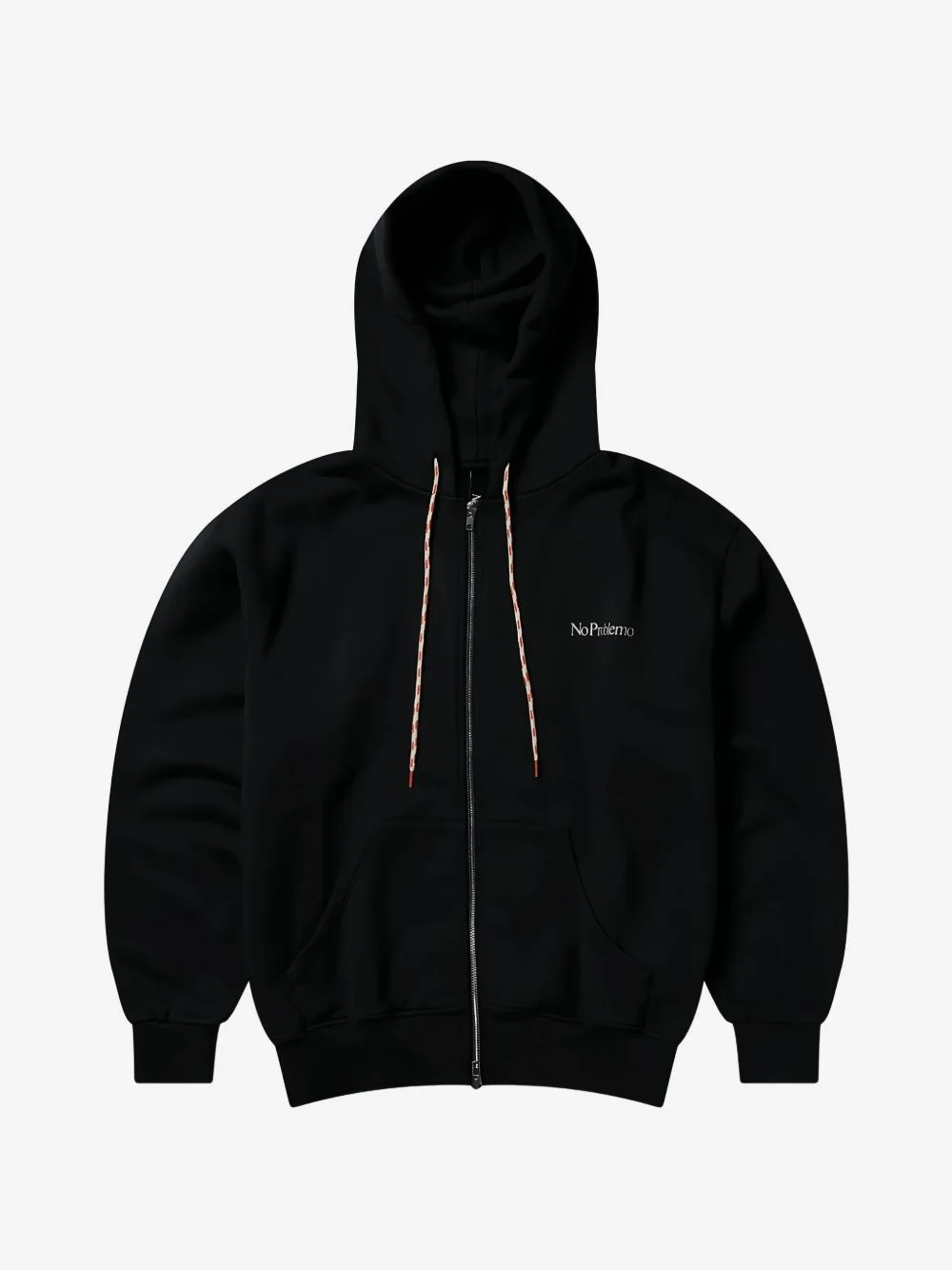 Mini Problemo logo-print zip-up hoodie - 1