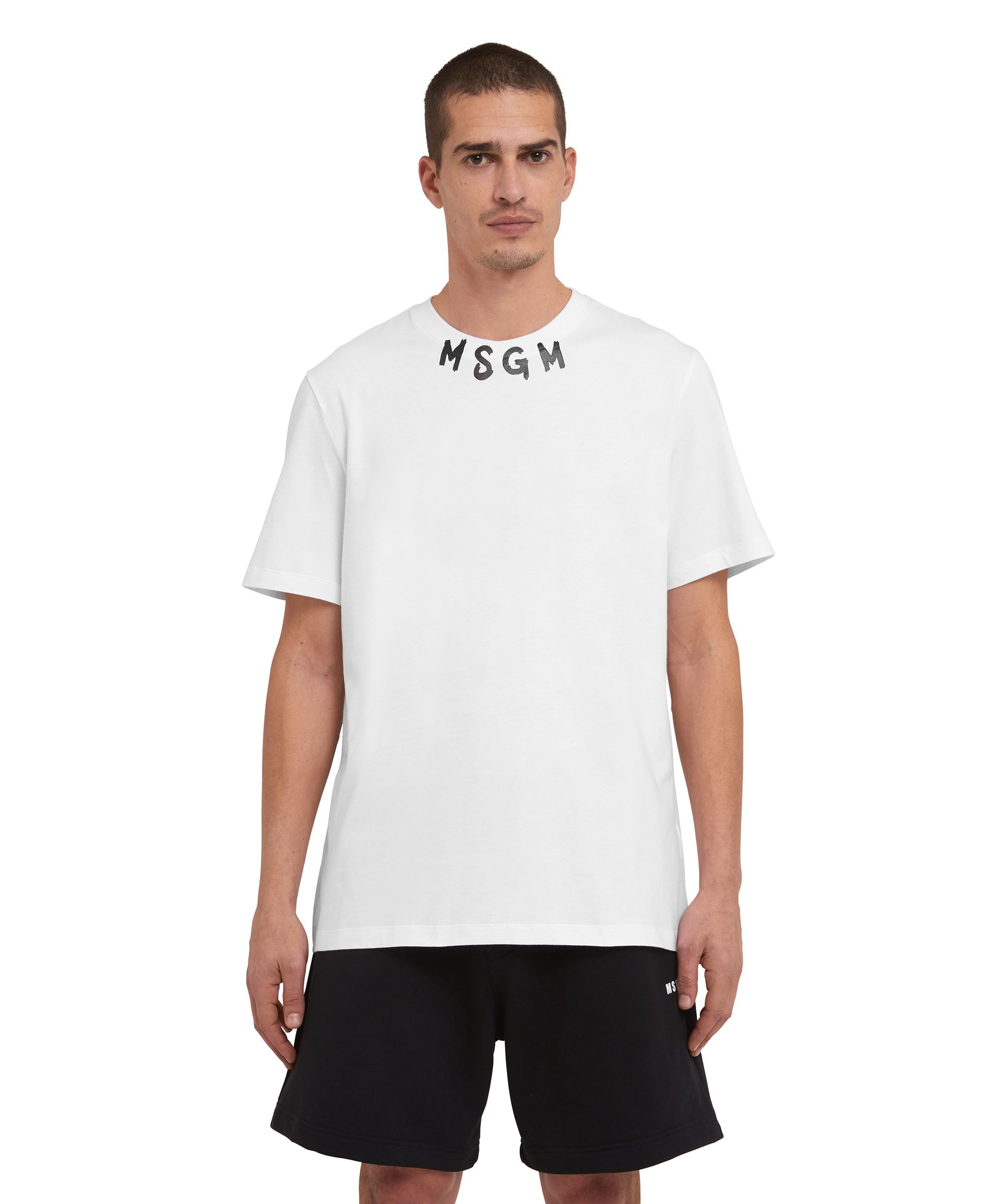 T-Shirt with brushstroke logo - 2