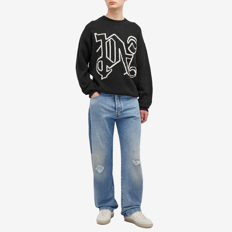 Palm Angels Palm Angels Monogram Knit Sweater outlook