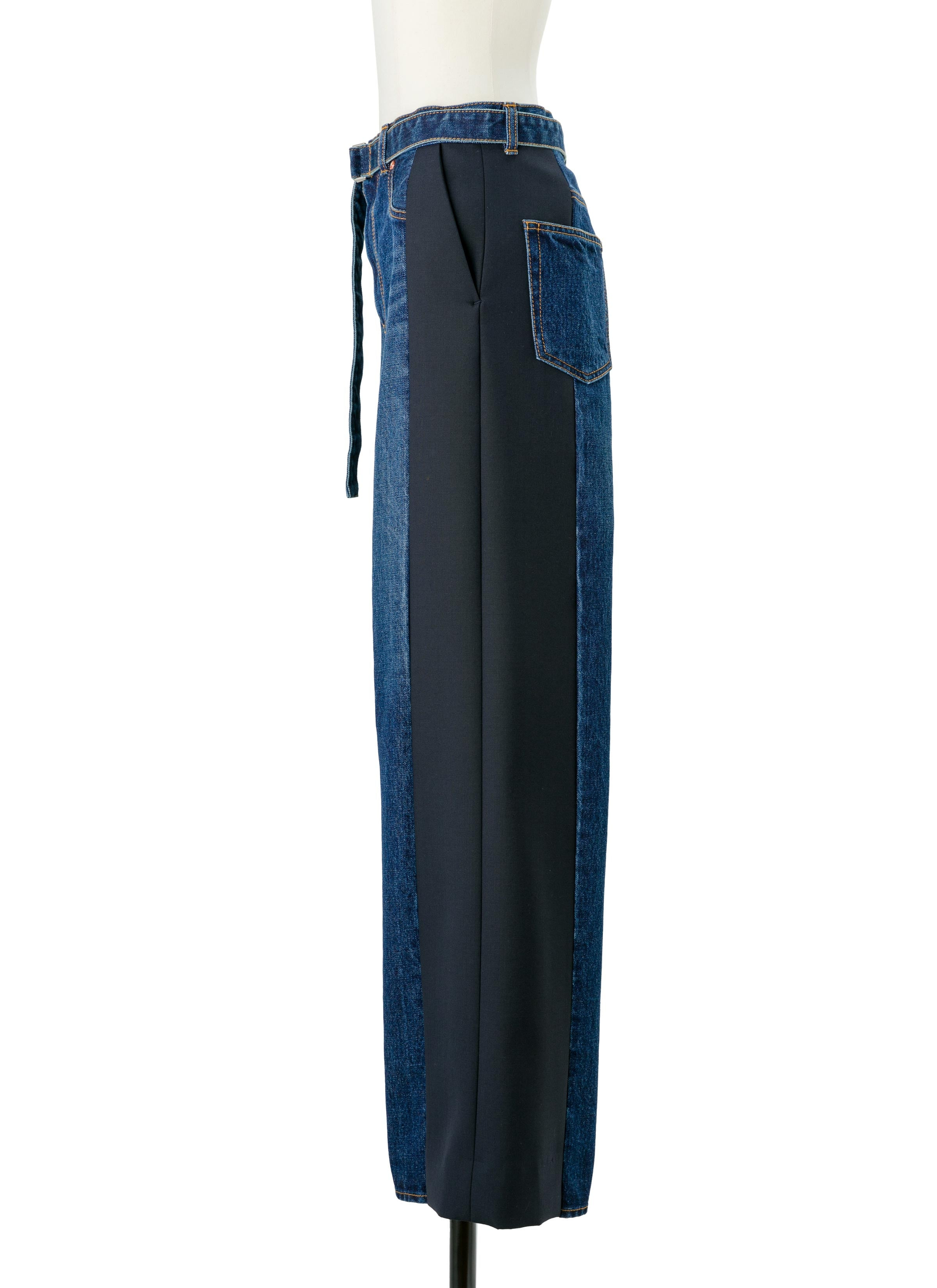 Denim x Suiting Pants - 3