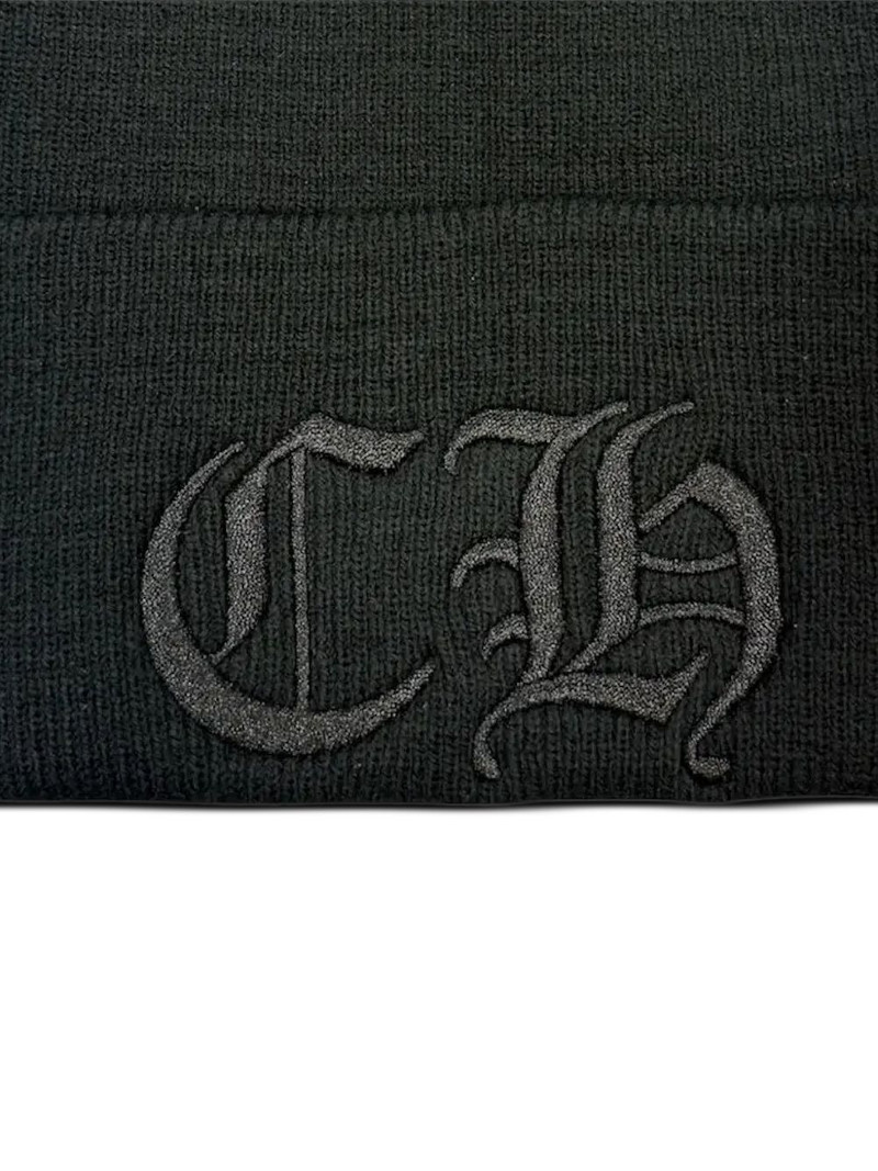 Chrome Hearts embroidered-logo beanie hat outlook