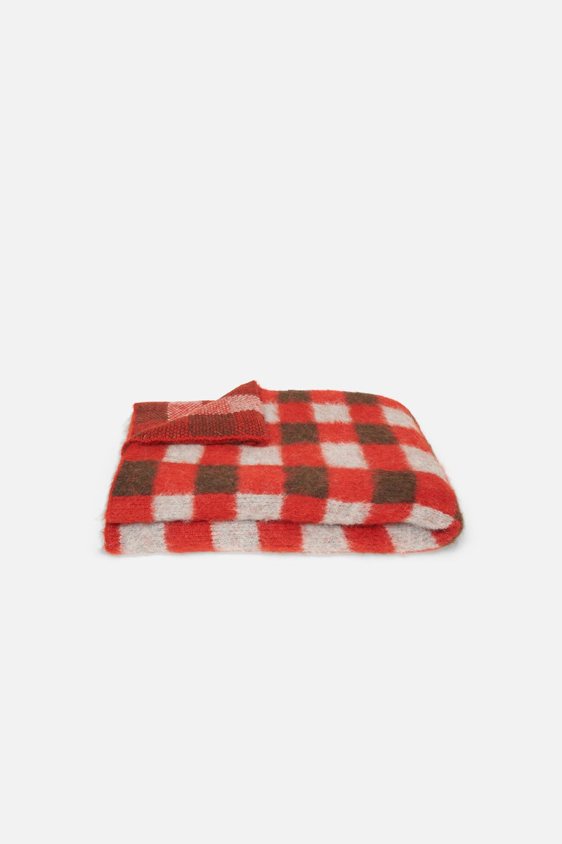 The Elder Statesman THISTLE GINGHAM BLANKET outlook