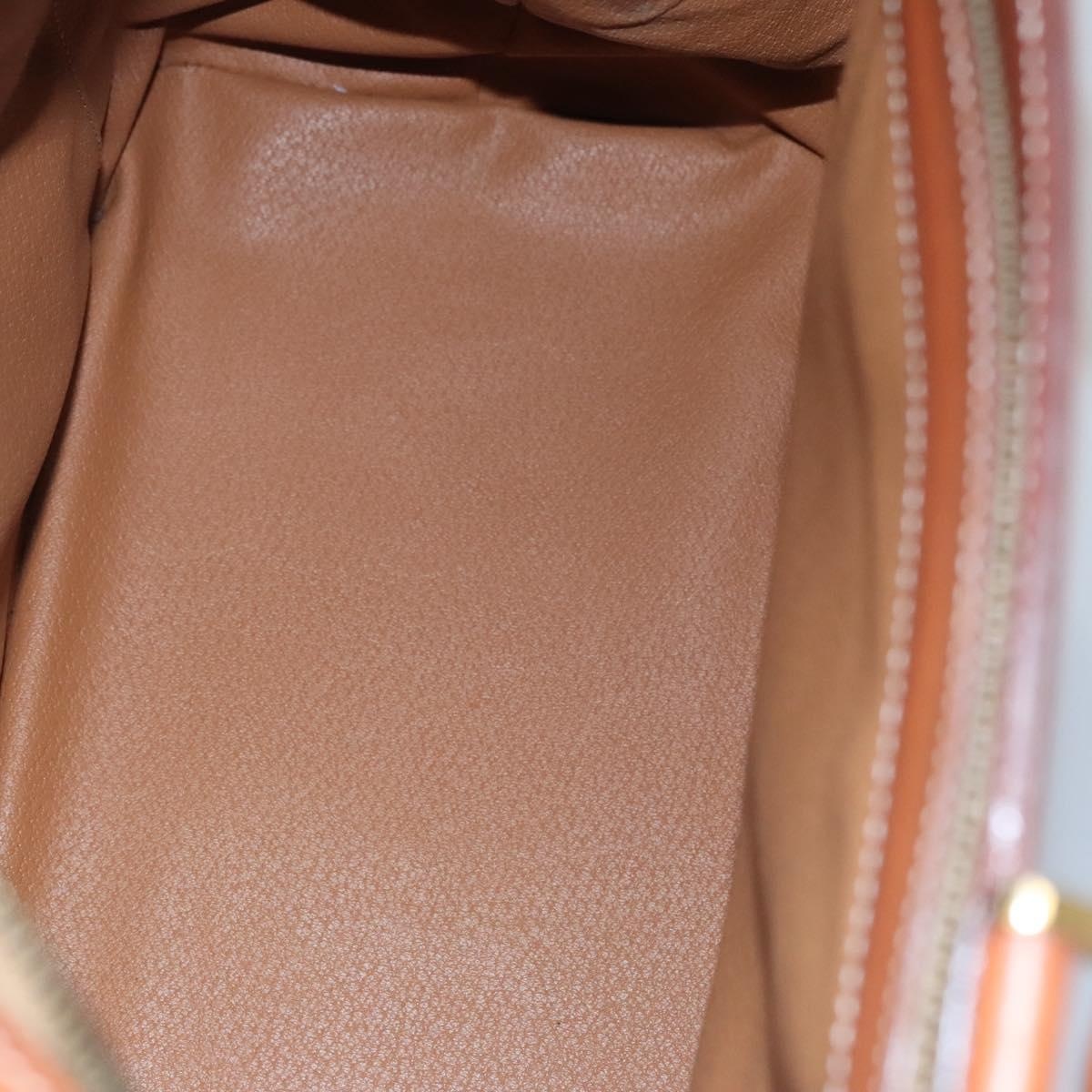 CELINE Macadam Canvas Hand Bag Pvc Leather Brown - 11