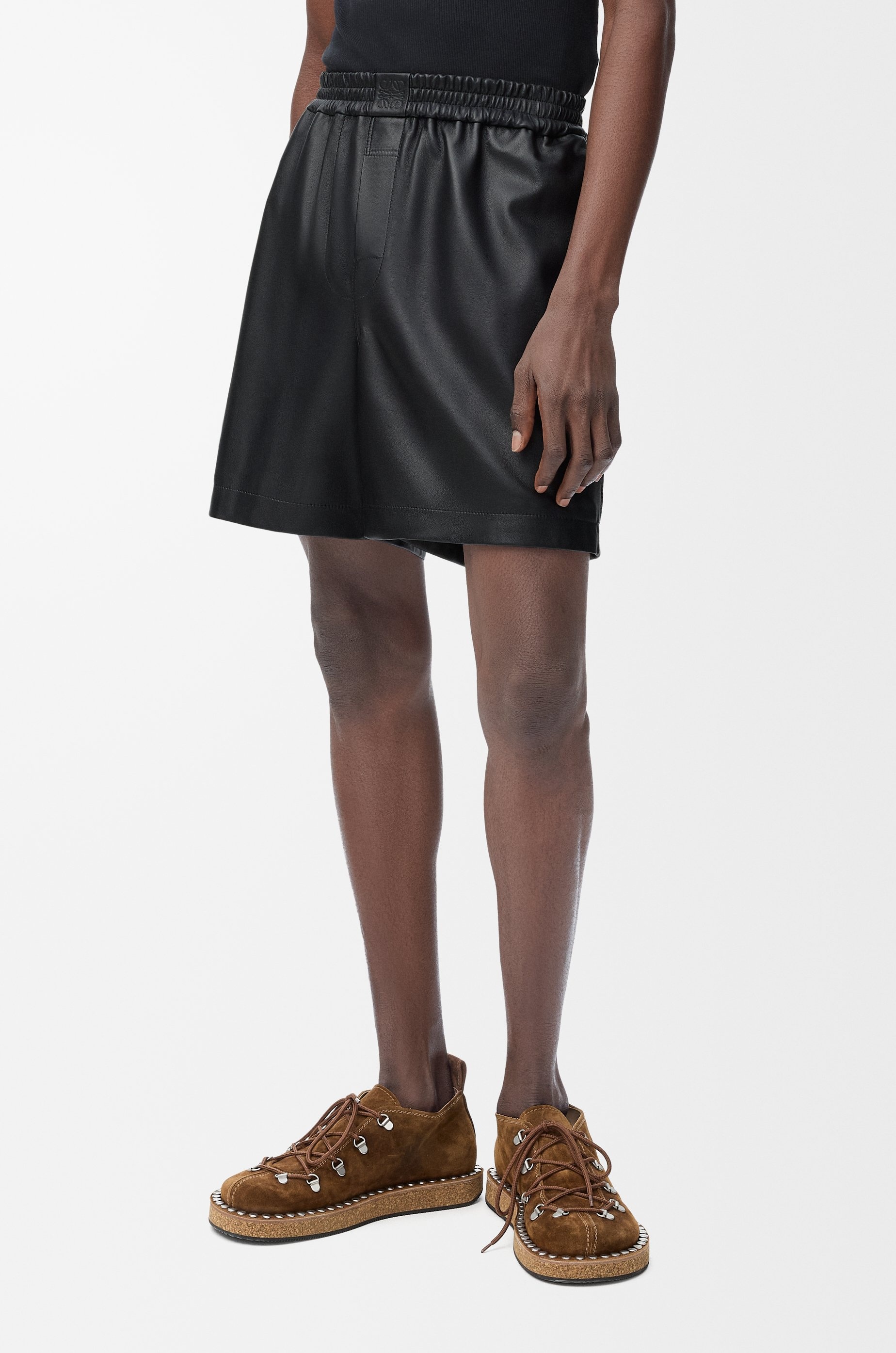 Shorts in nappa lambskin - 3