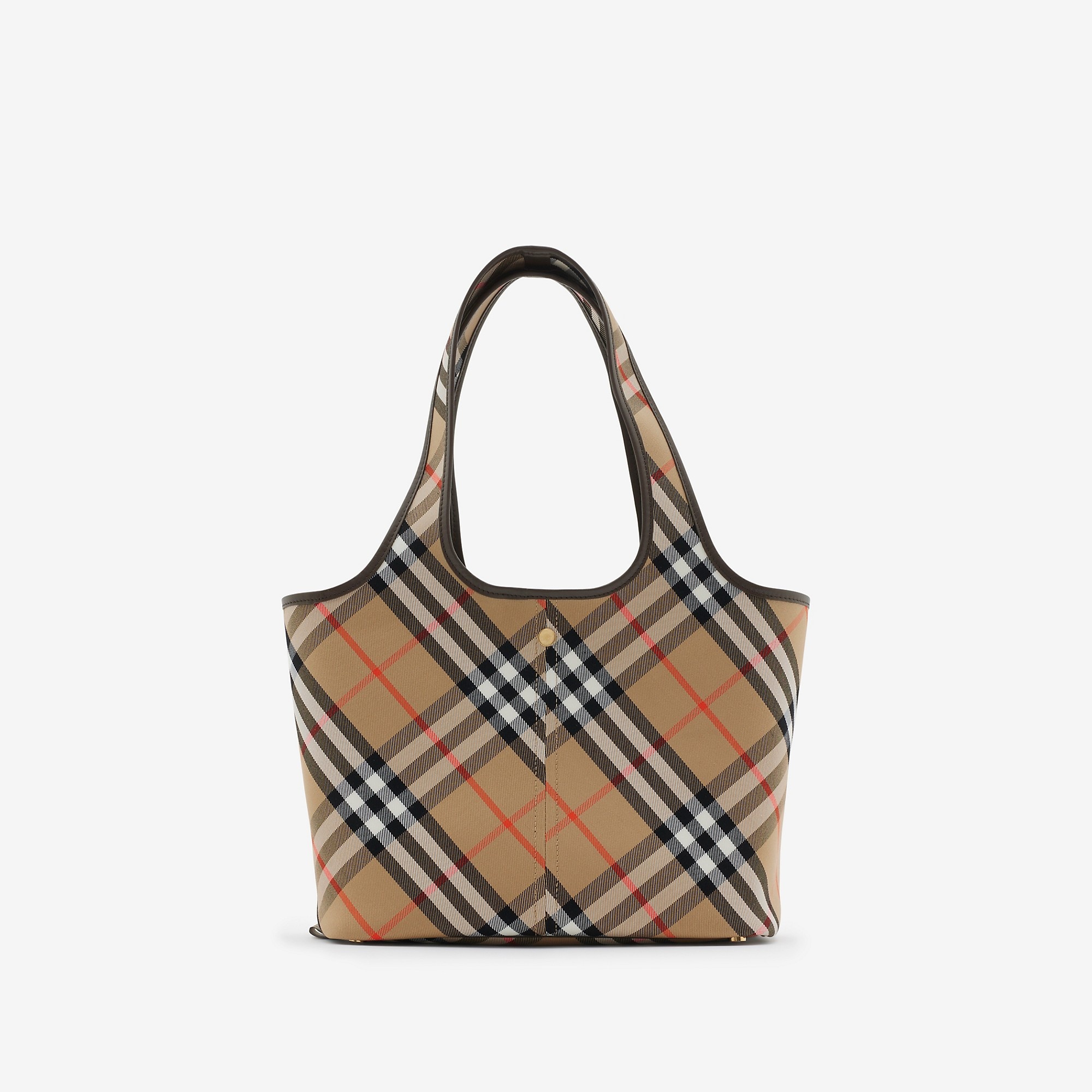 Small Check Tote - 6