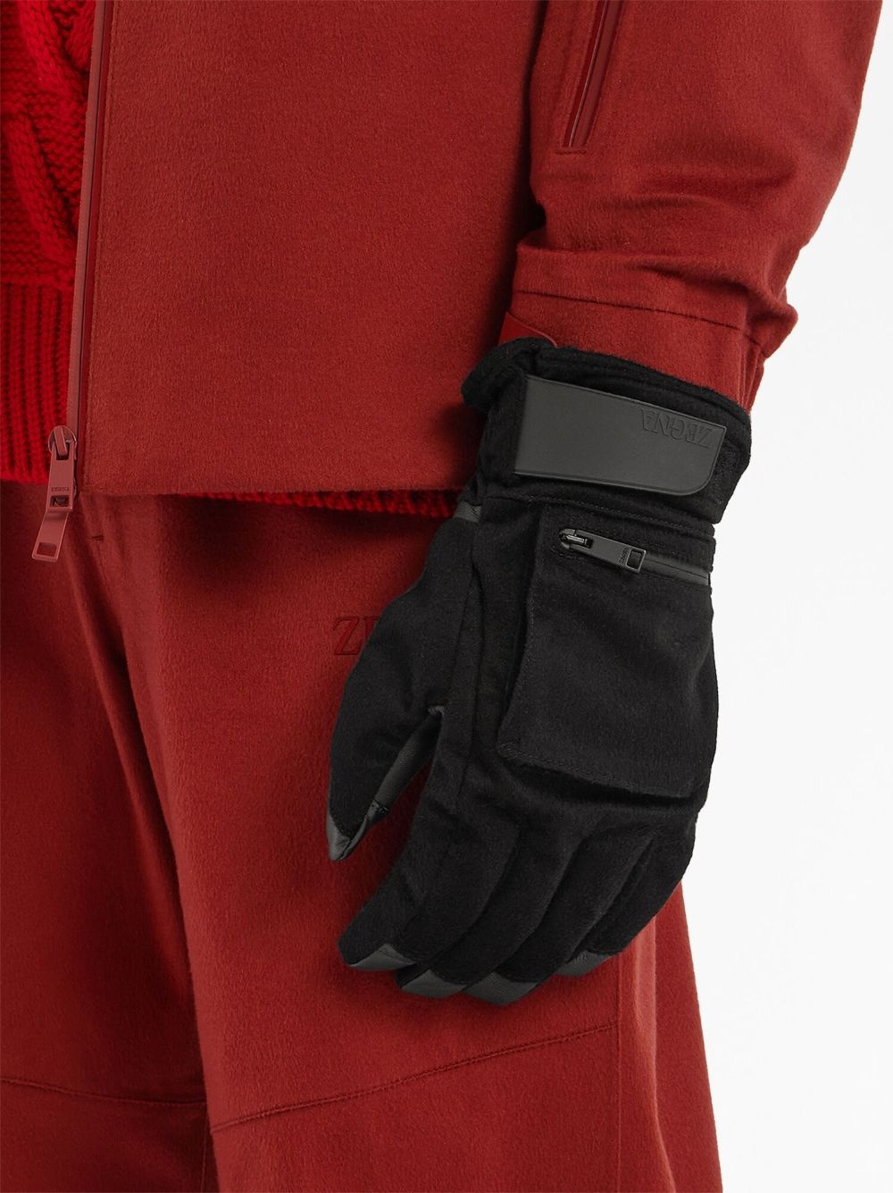 Oasi cashmere ski gloves - 3