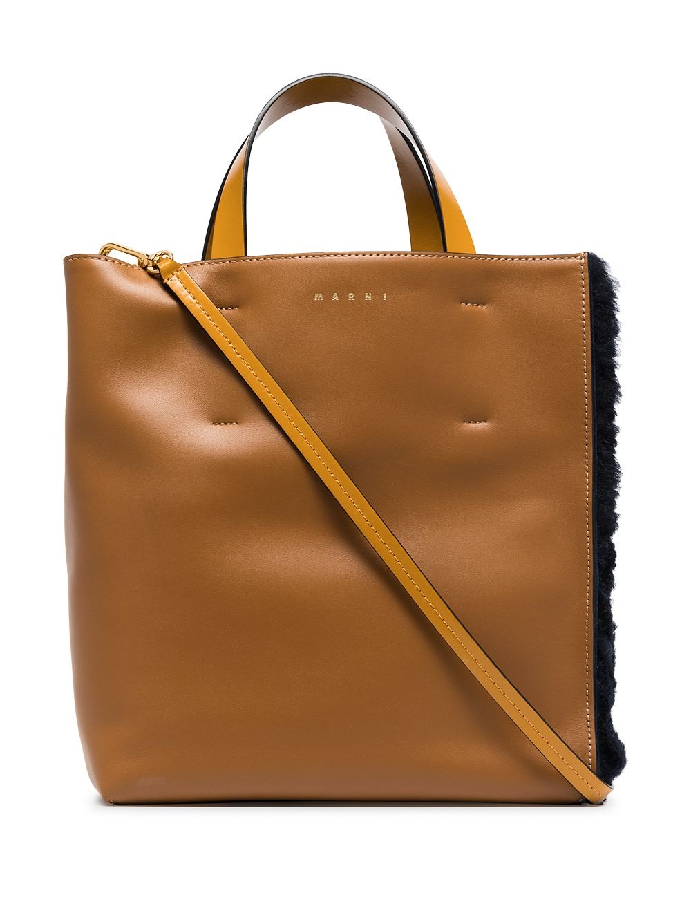 Museo panelled tote bag - 1