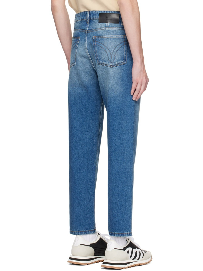 Blue Tapered Jeans 3