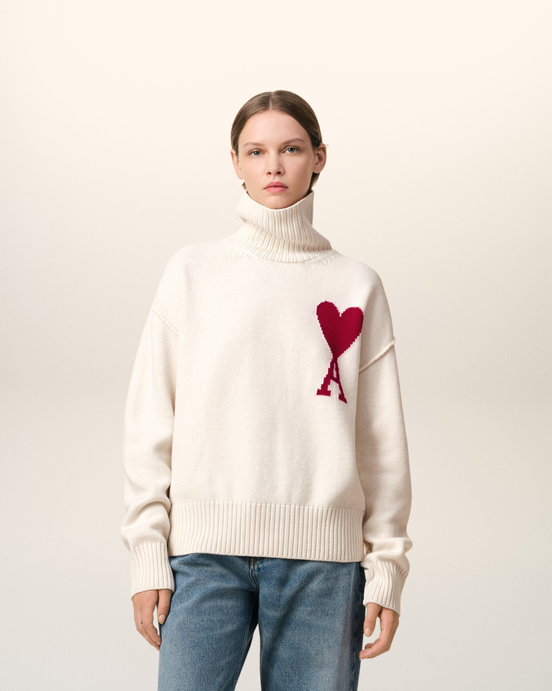 AMI Paris RED AMI DE COEUR SWEATER outlook
