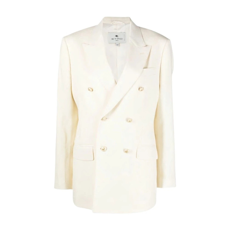 Etro DOUBLE-BREASTED WOOL JACQUARD JACKET outlook