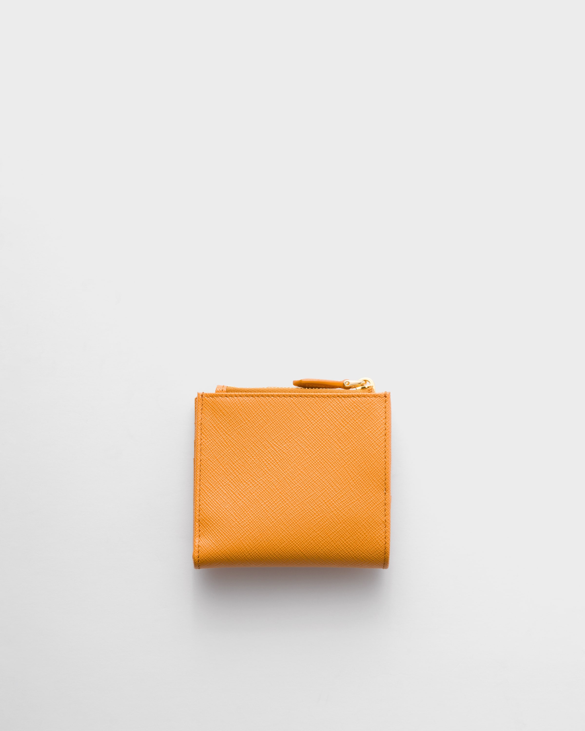 Small Saffiano and smooth leather wallet - 3