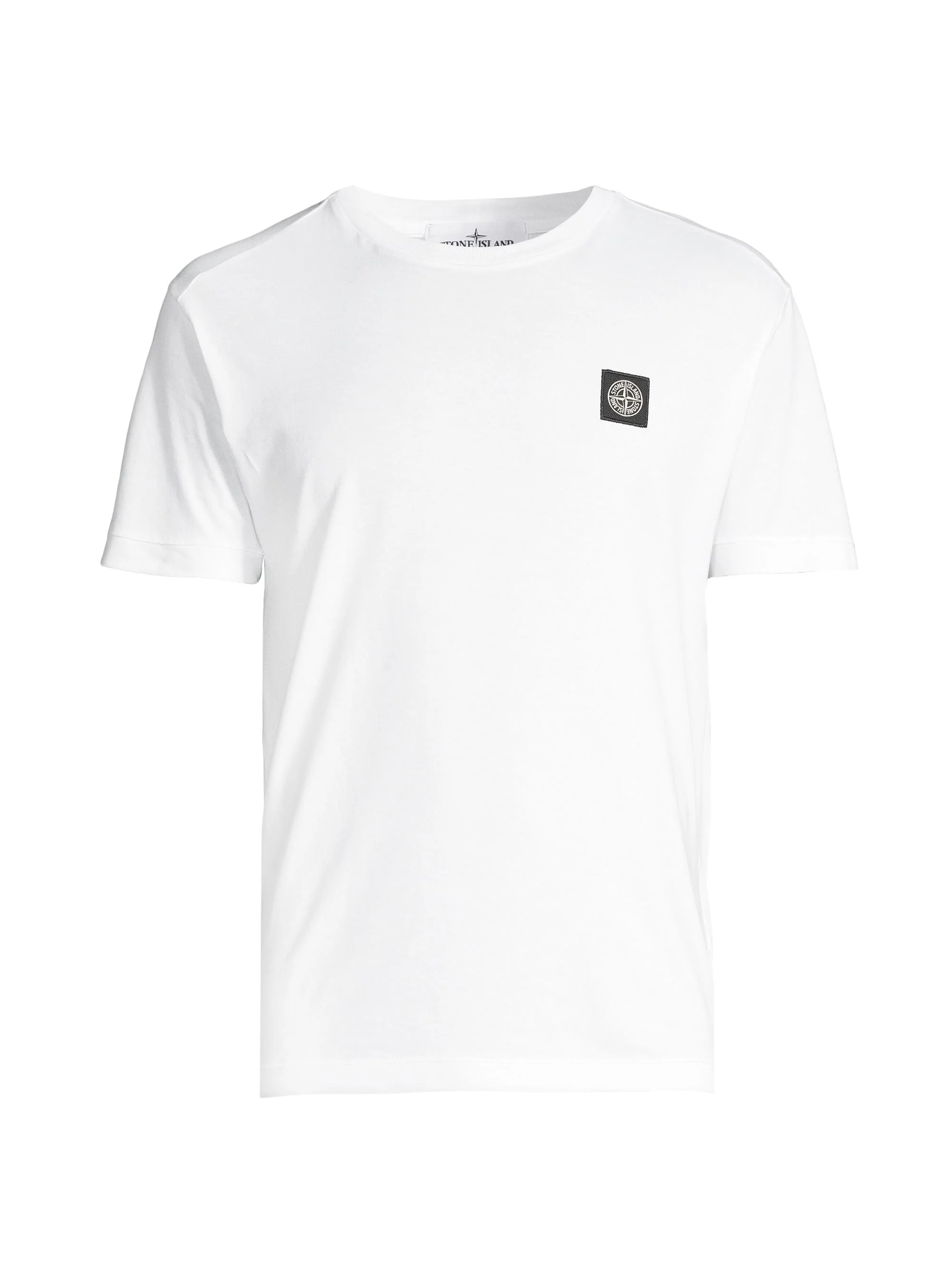Men's Logo Cotton T-Shirt - White - 1