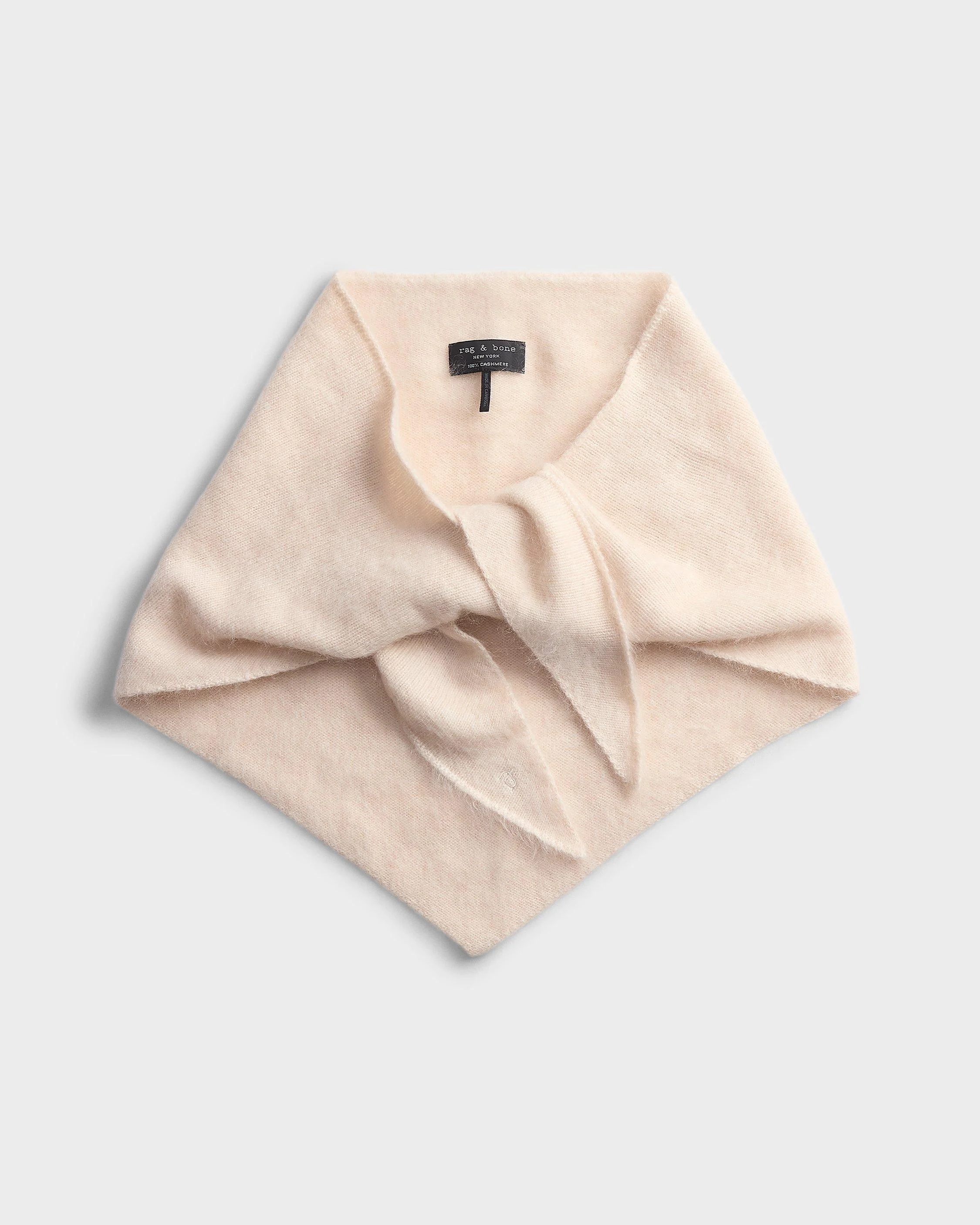 Jada Brushed Cashmere Bandana Scarf - 1