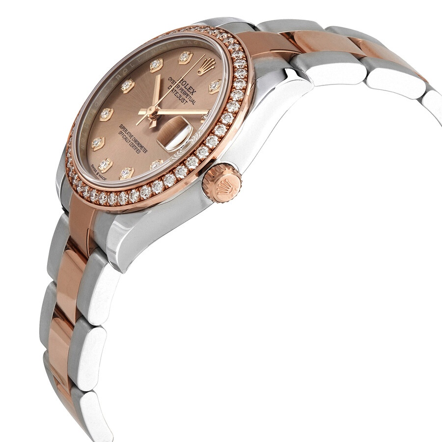 Rolex Datejust 31 Rose Diamond Dial Automatic Ladies Steel and Everose Gold Oyster Watch 278381PDO - 2