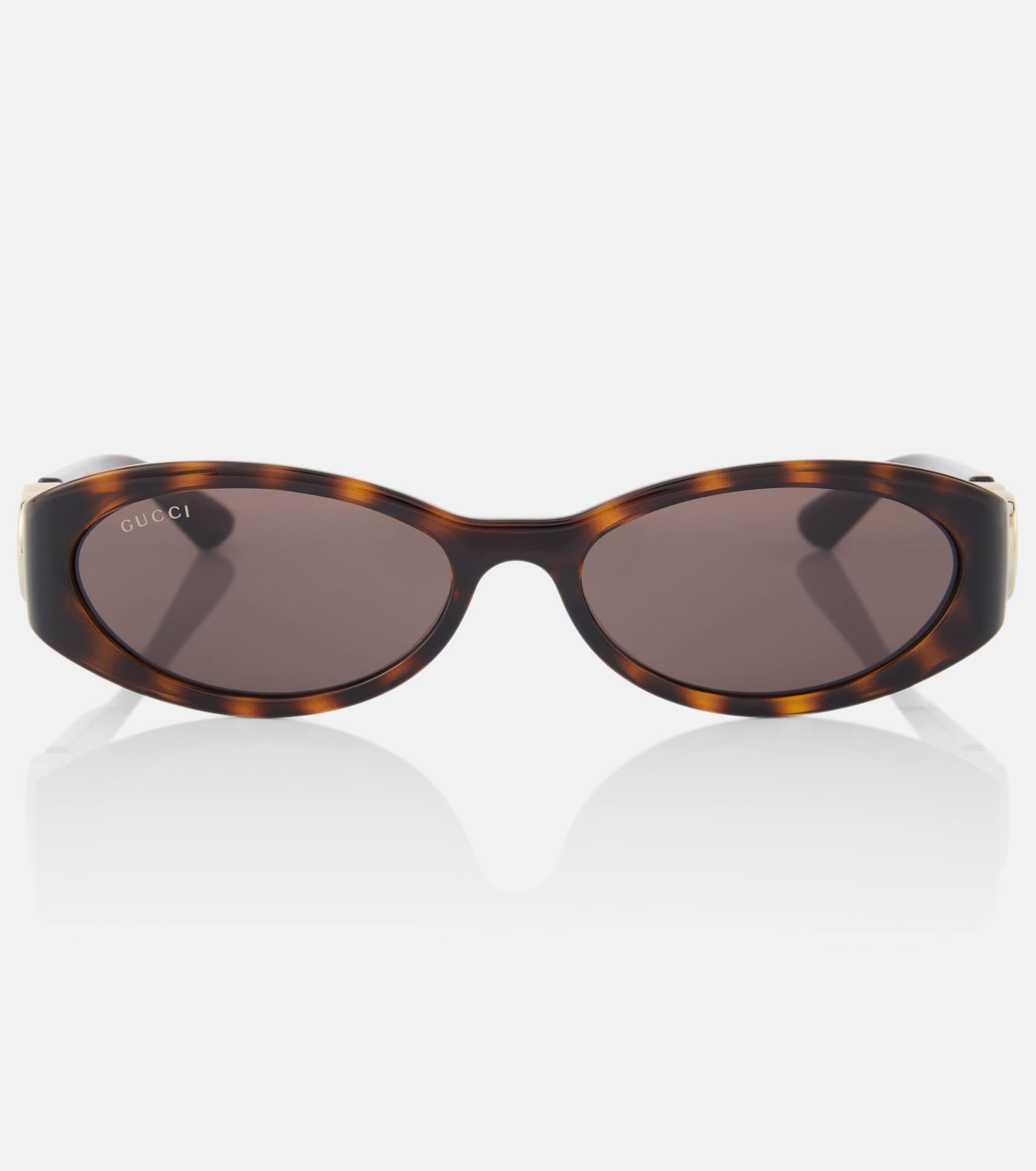 Interlocking G oval sunglasses - 1