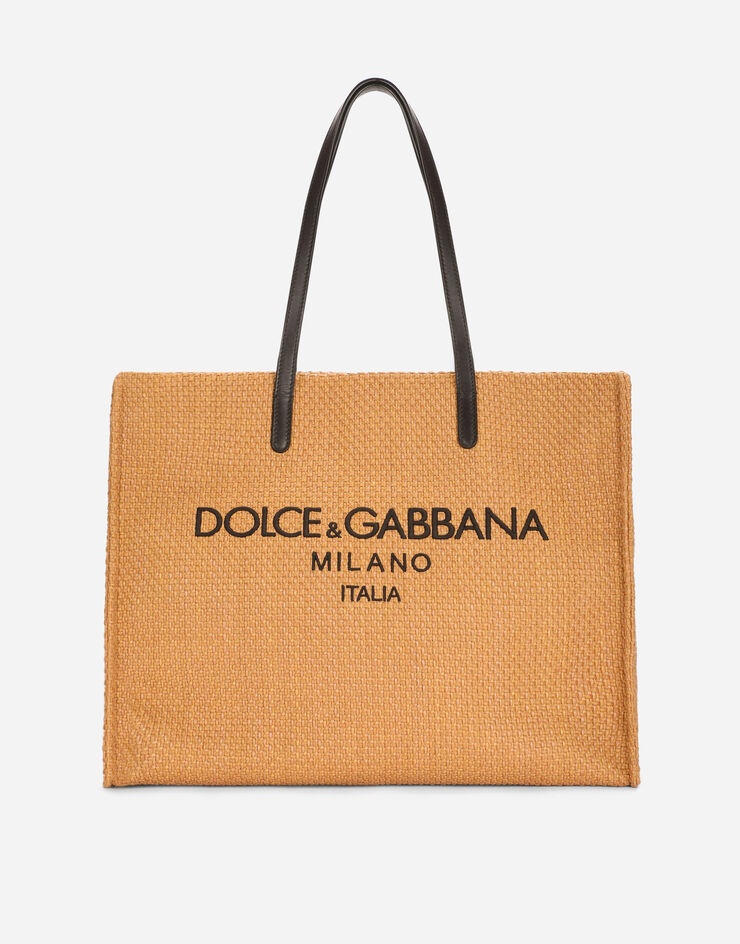 Dolce & Gabbana Calfskin Crossbody Bag with Raised Logo