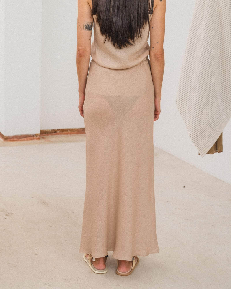 BASERANGE Dydine Skirt - Fine Linen outlook