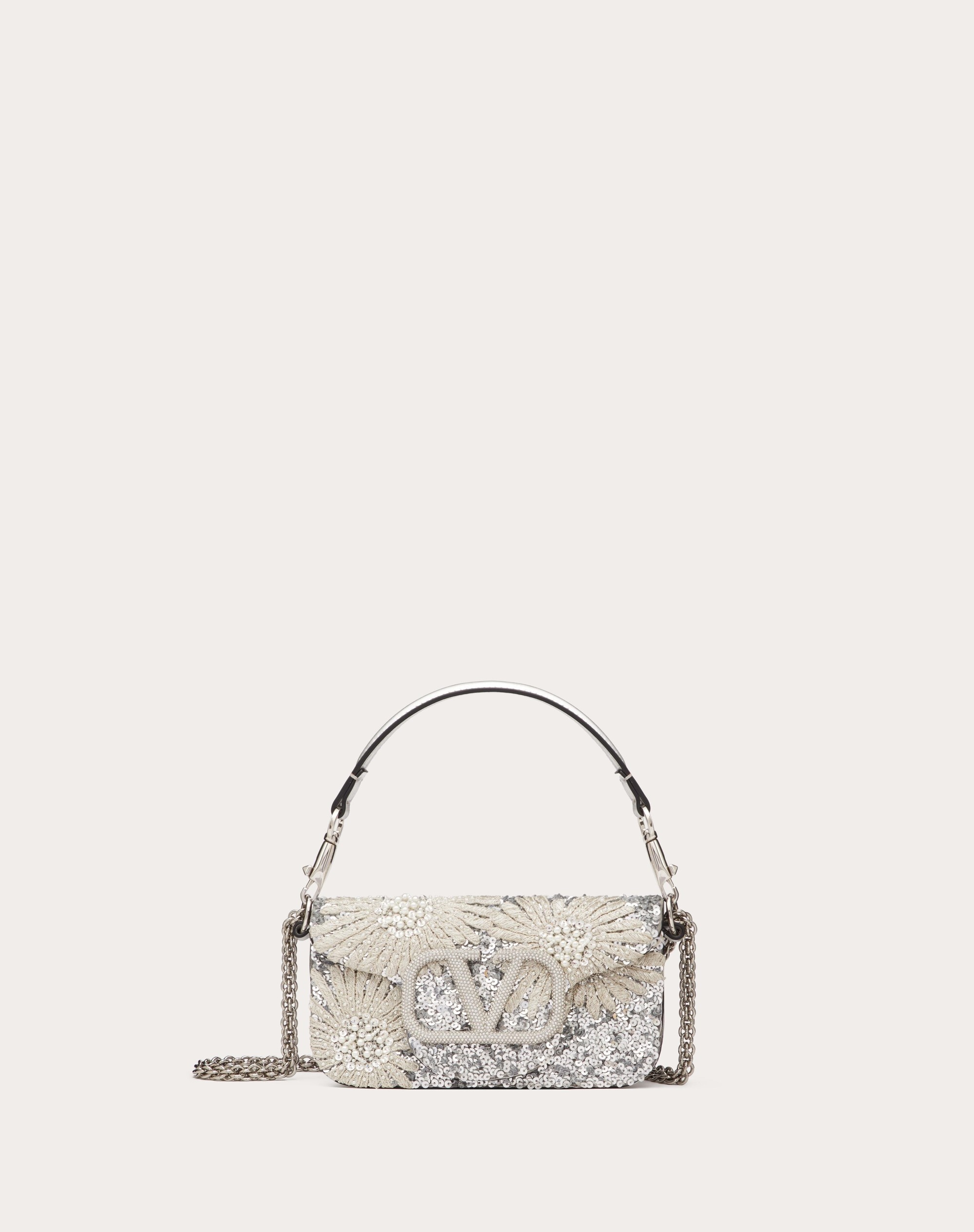 LOCÒ EMBROIDERED SMALL SHOULDER BAG