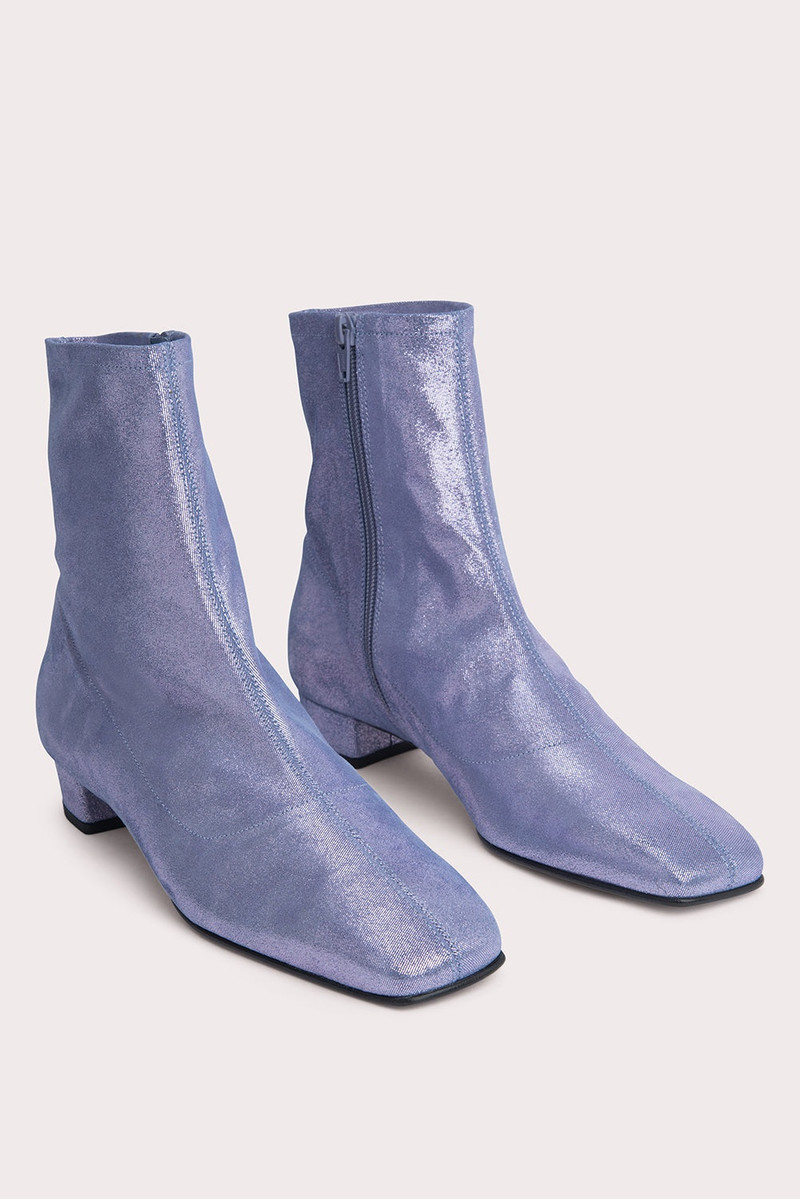 BY FAR ESTE BOOT BLUEBELL JEANS LAME LEATHER outlook