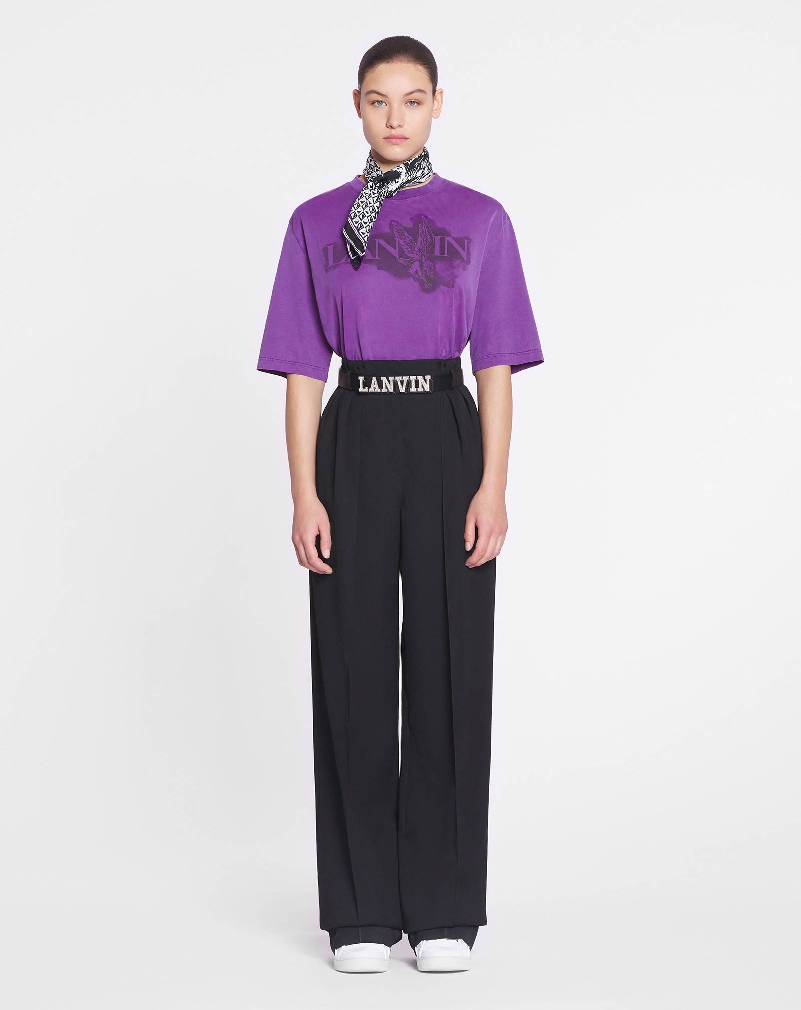 LANVIN X FUTURE CLASSIC EAGLE PRINT T-SHIRT - 3