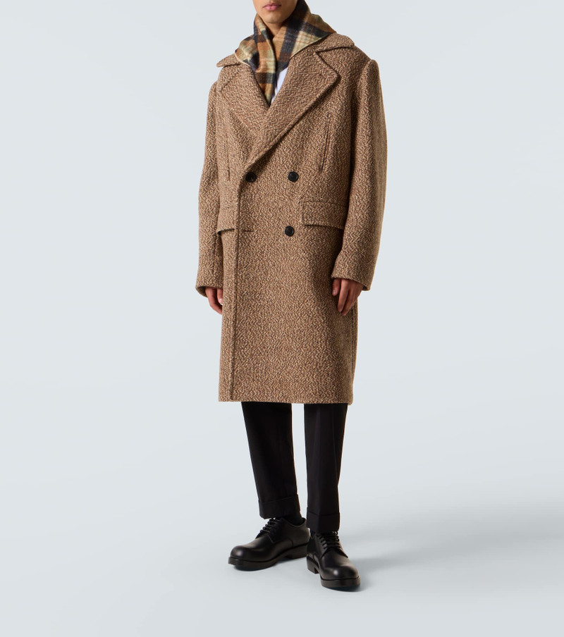 Dries Van Noten Double-breasted wool-blend coat outlook