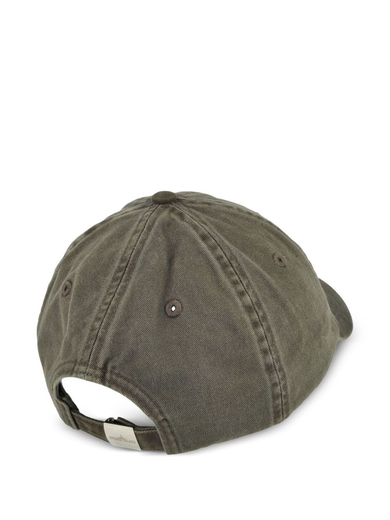 Stone Island embroidered-logo baseball cap outlook