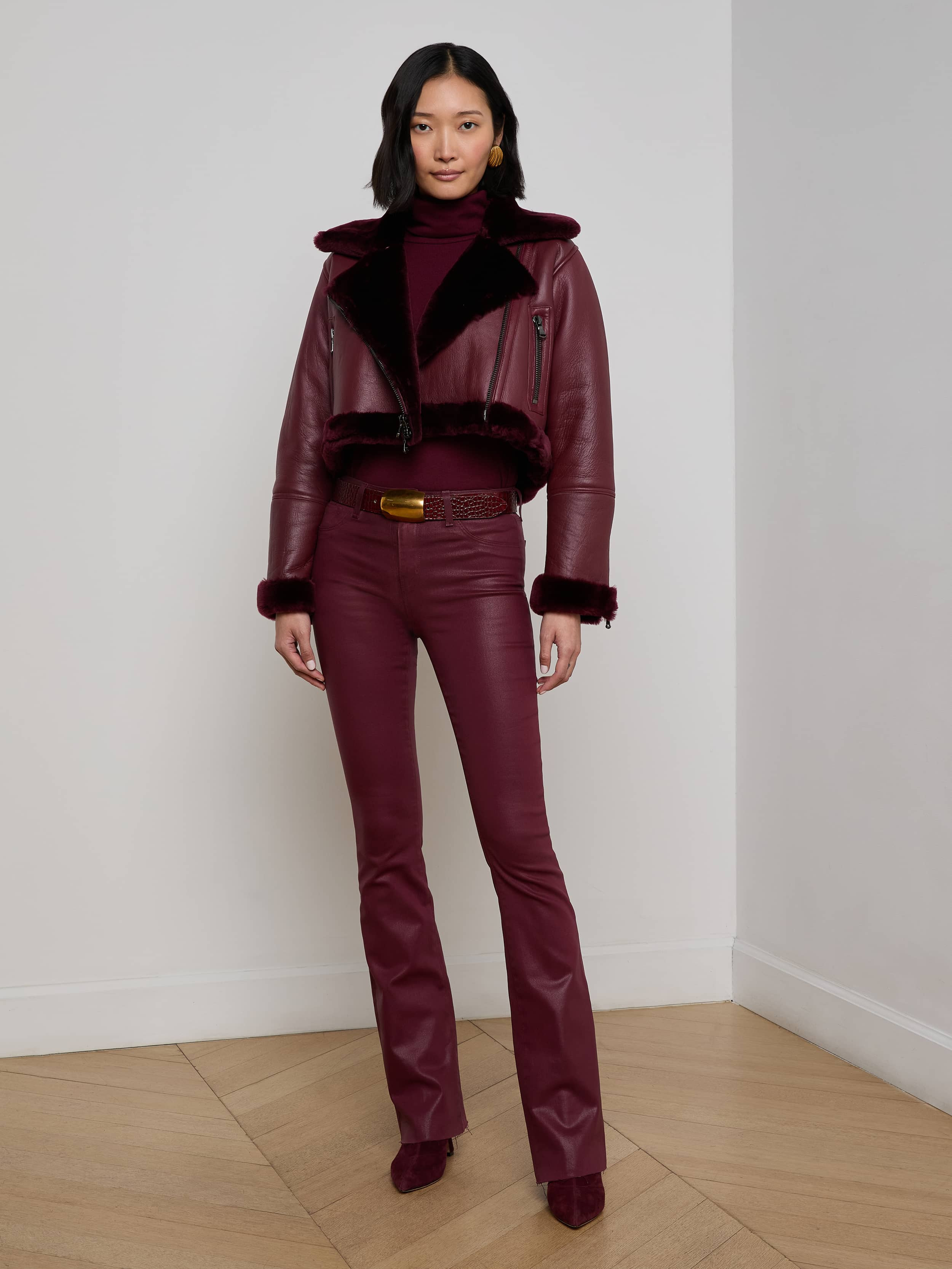 Pike Shearling Leather Jacket - 4