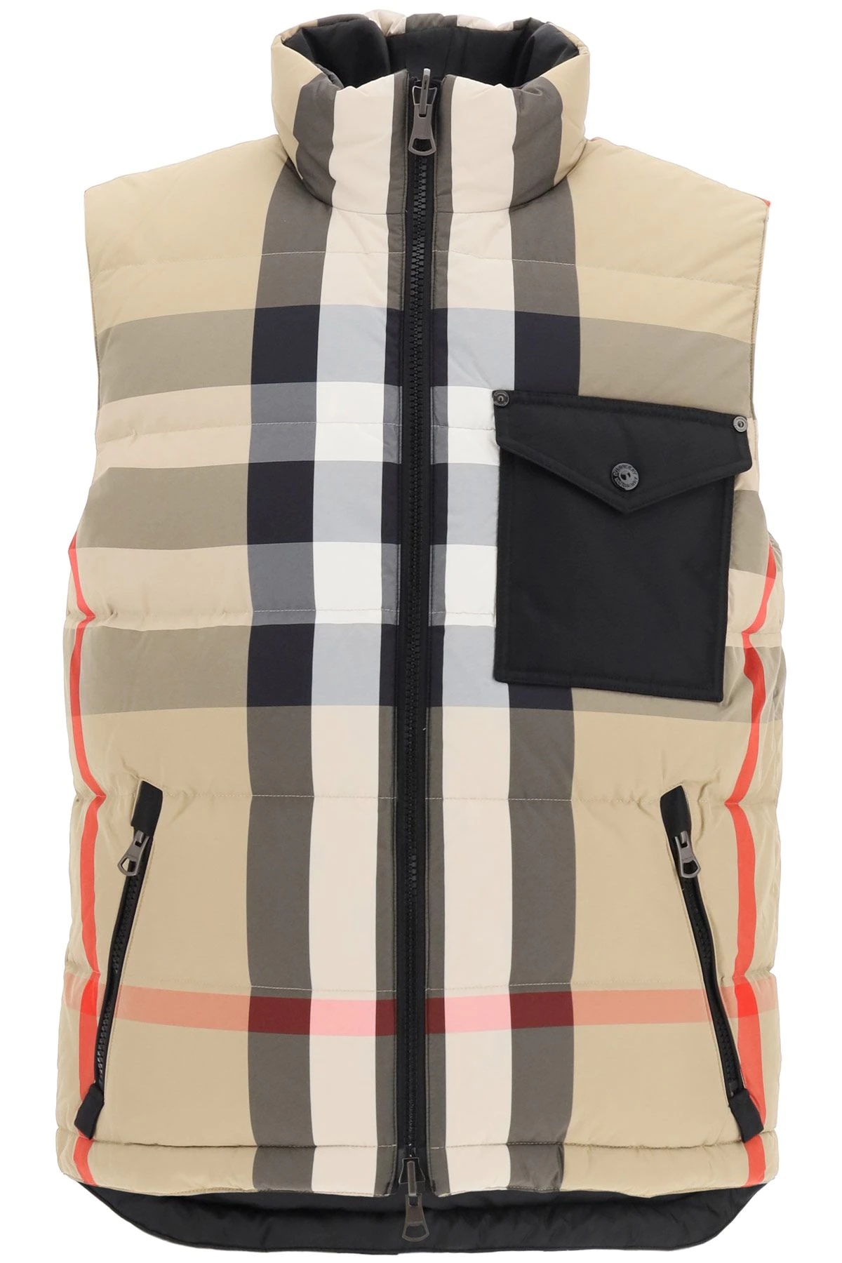 ROMFORD REVERSIBLE VEST IN RECYCLED NYLON - 1