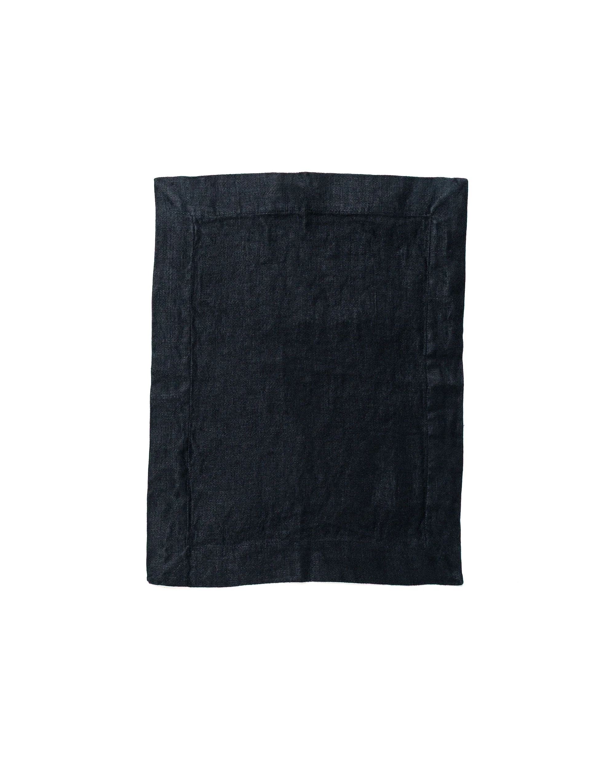 Tekla Kitchen Linen Placemat Black - 1