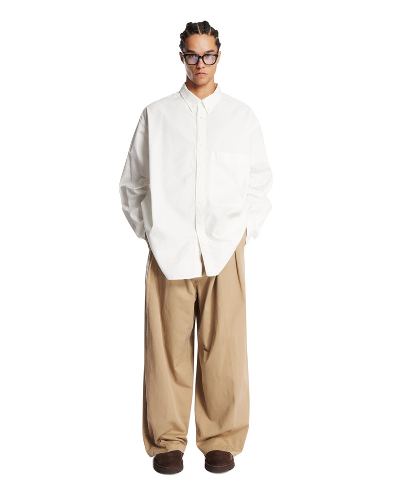 Studio Nicholson White Cotton Shirt outlook