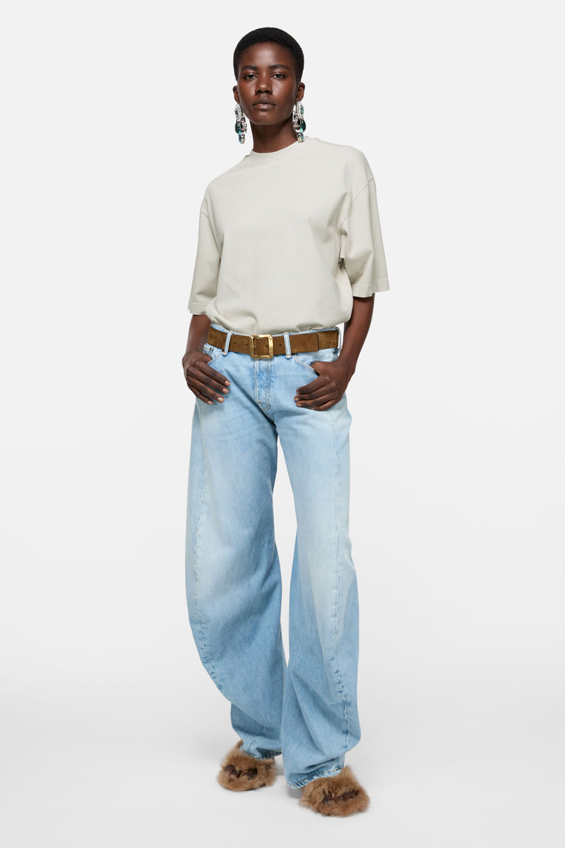 Acne Studios Logo t-shirt - Relaxed fit - Light taupe outlook