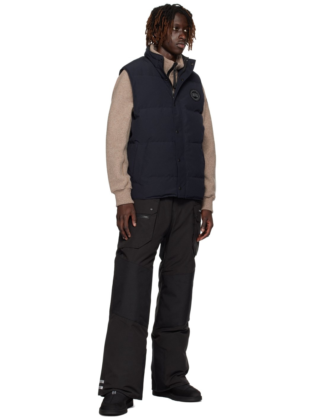 Navy Black Label Garson Down Vest - 4