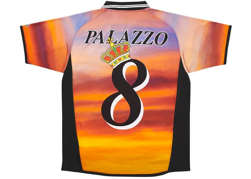 PALACE Palace Moschino Football Shirt Orange Cloud outlook
