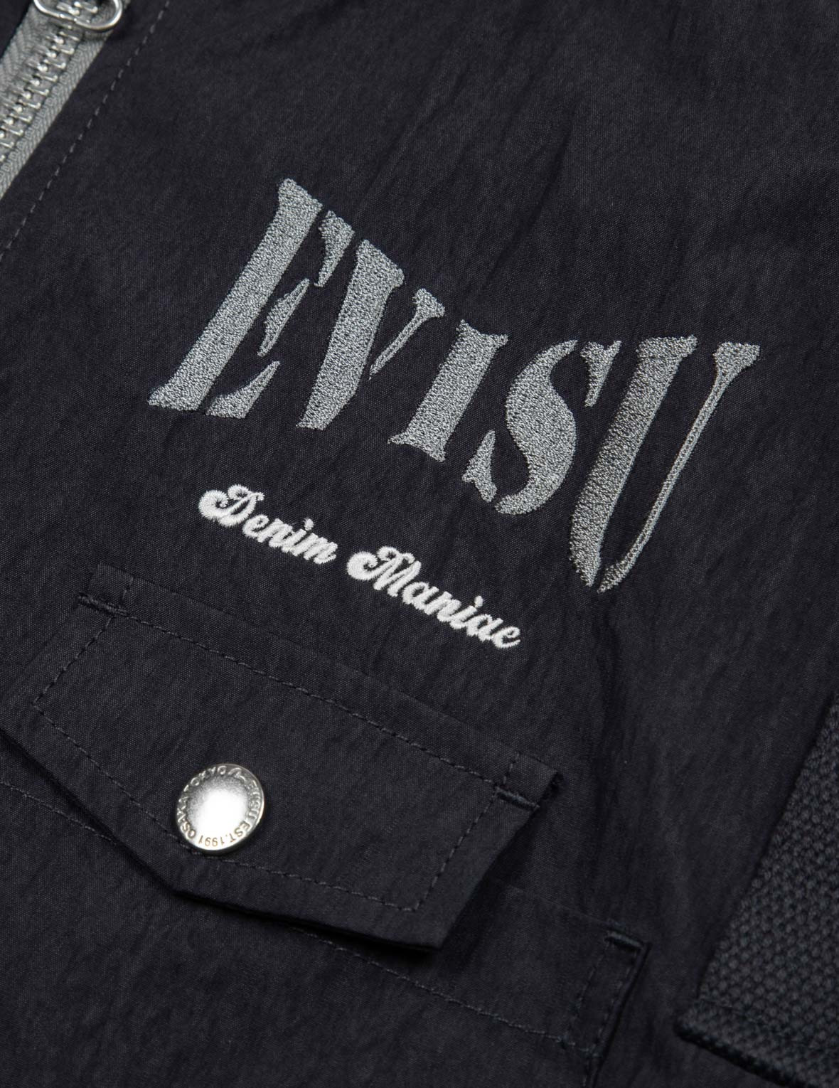 MULTI BRANDING PRINT AND EMBROIDERY LOOSE FIT BOMBER JACKET - 8