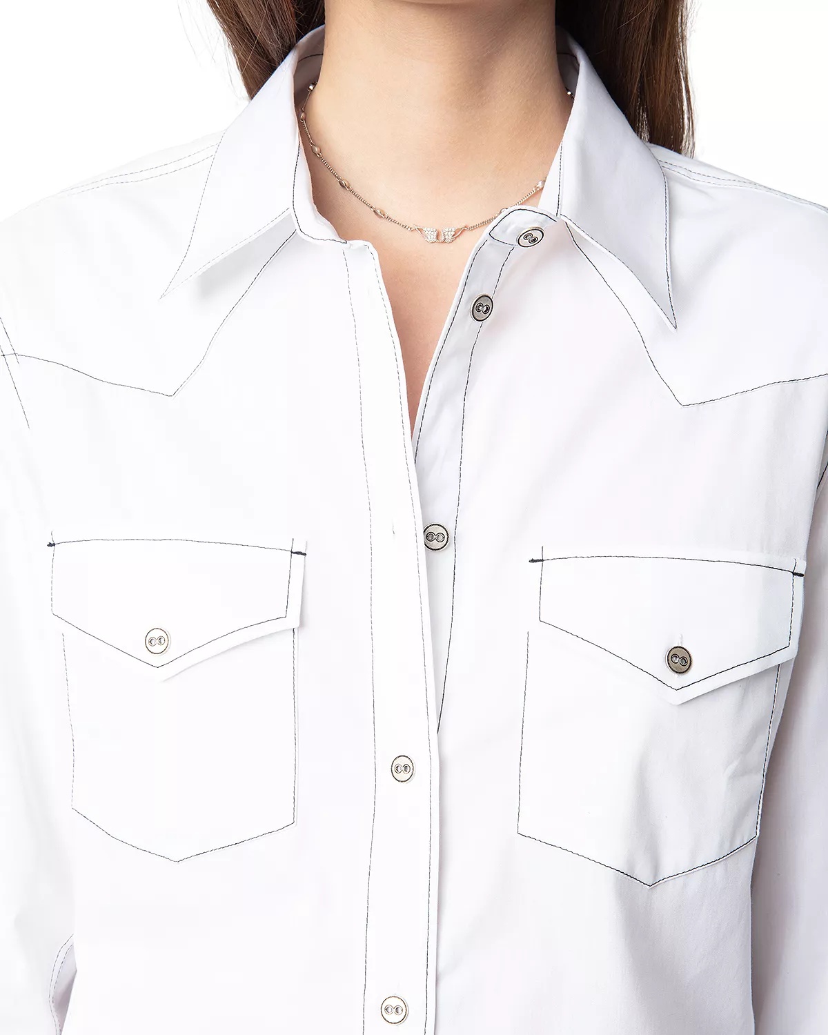 Thelma Poplin Shirt - 5