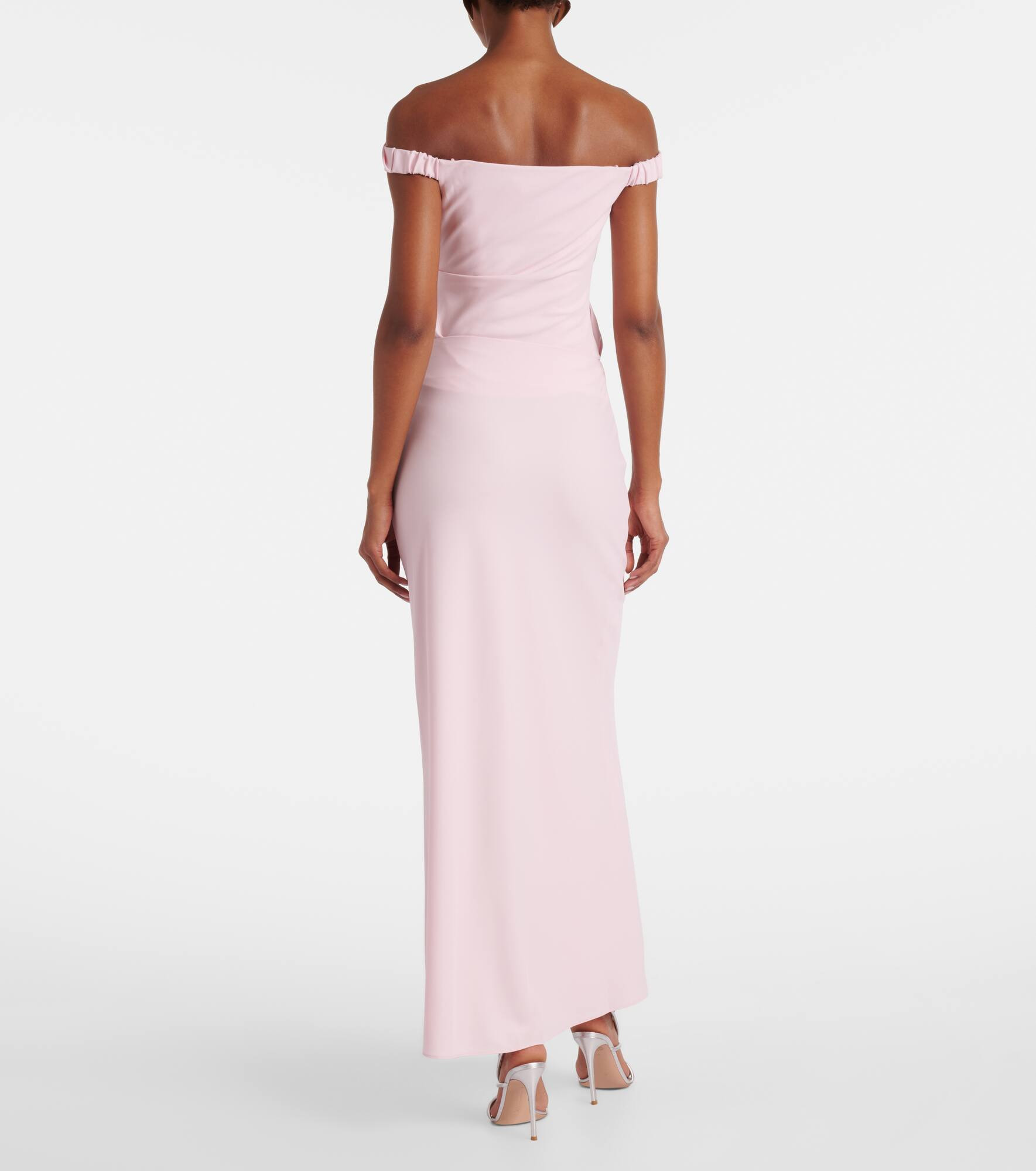 Crêpe maxi skirt - 3