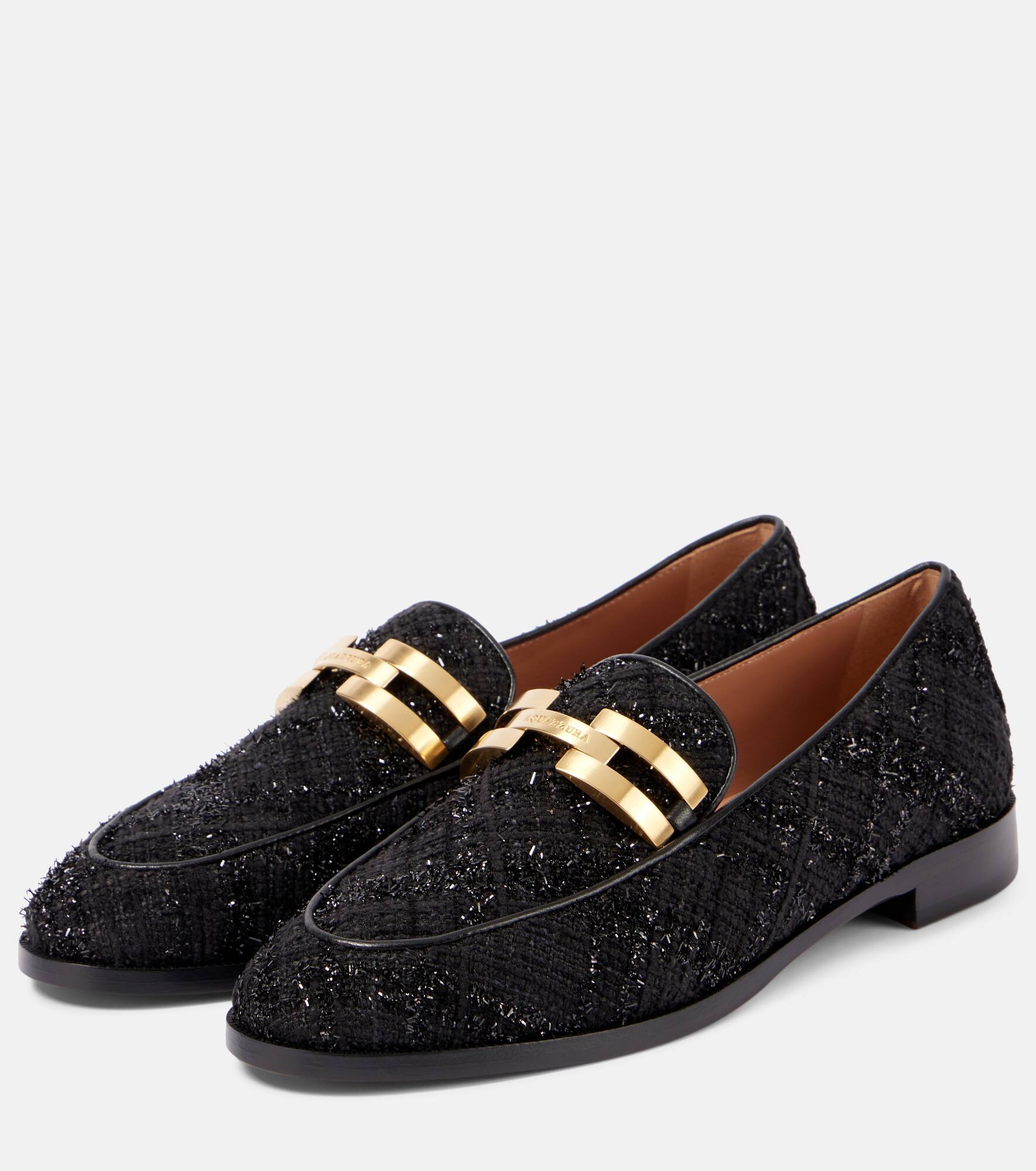 Brandi bouclé loafers - 4