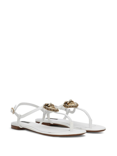 Dolce & Gabbana Devotion T-strap sandals outlook