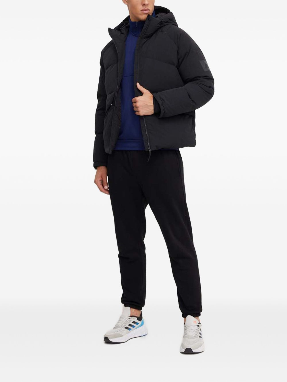 hooded padded jacket - 2