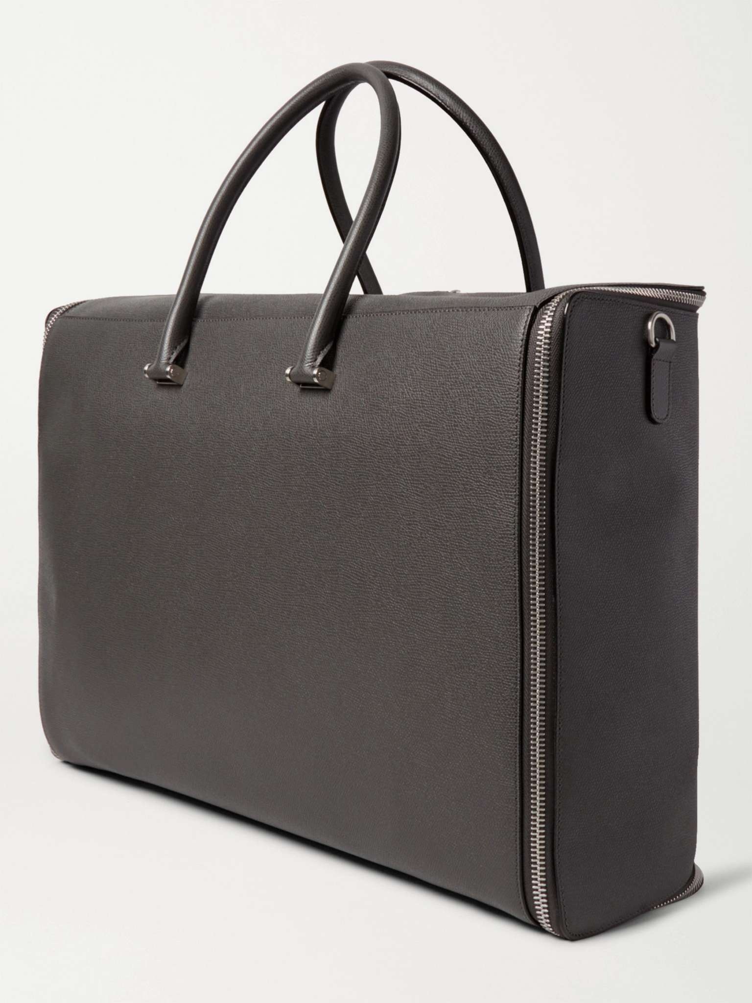 Versatile Pebble-Grain Leather Holdall - 4