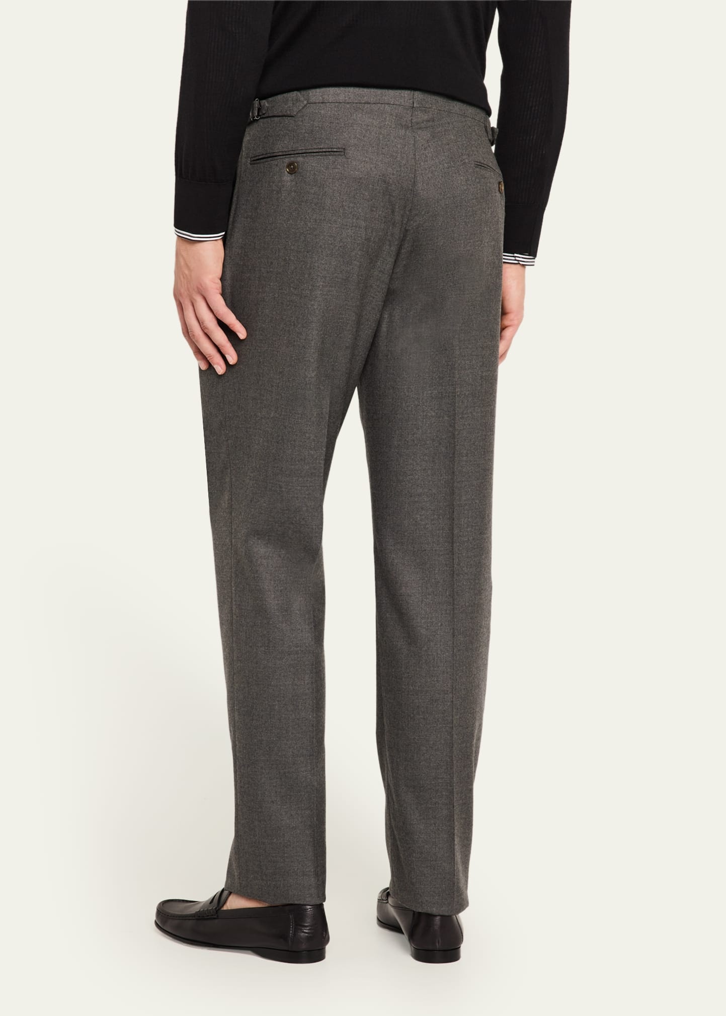 Men's Gregory Pleated Flannel Pants - 3