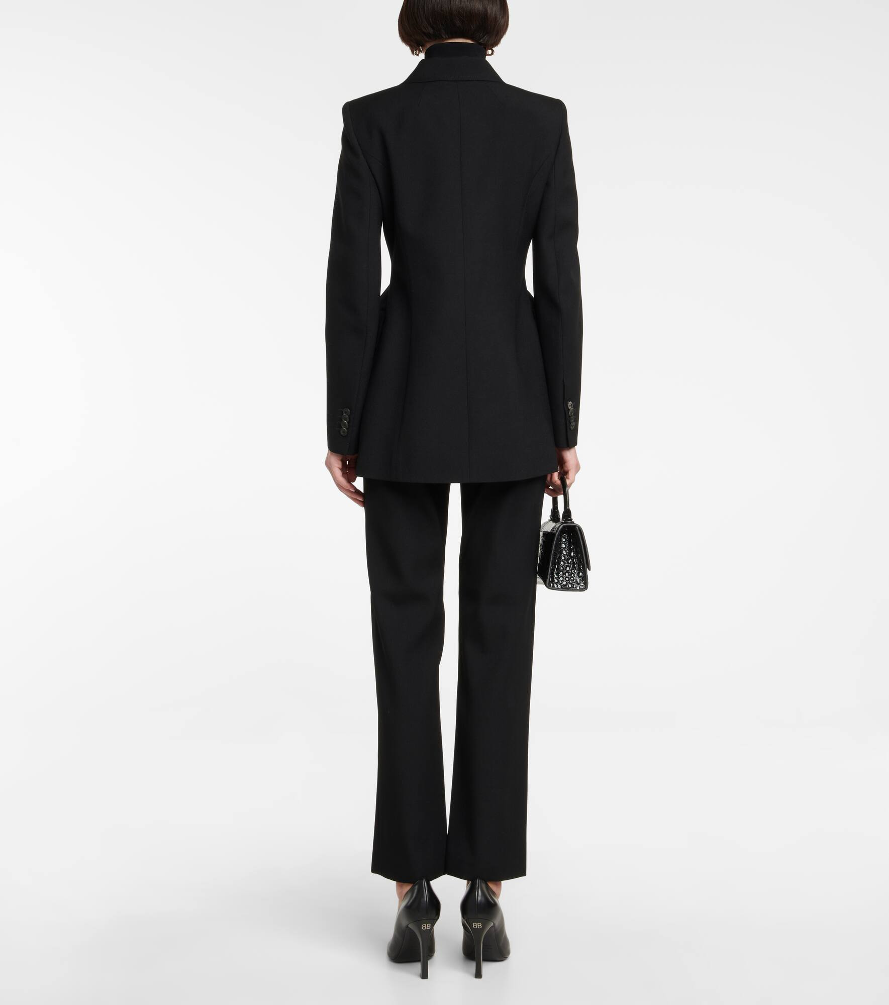 Hourglass virgin wool blazer - 3