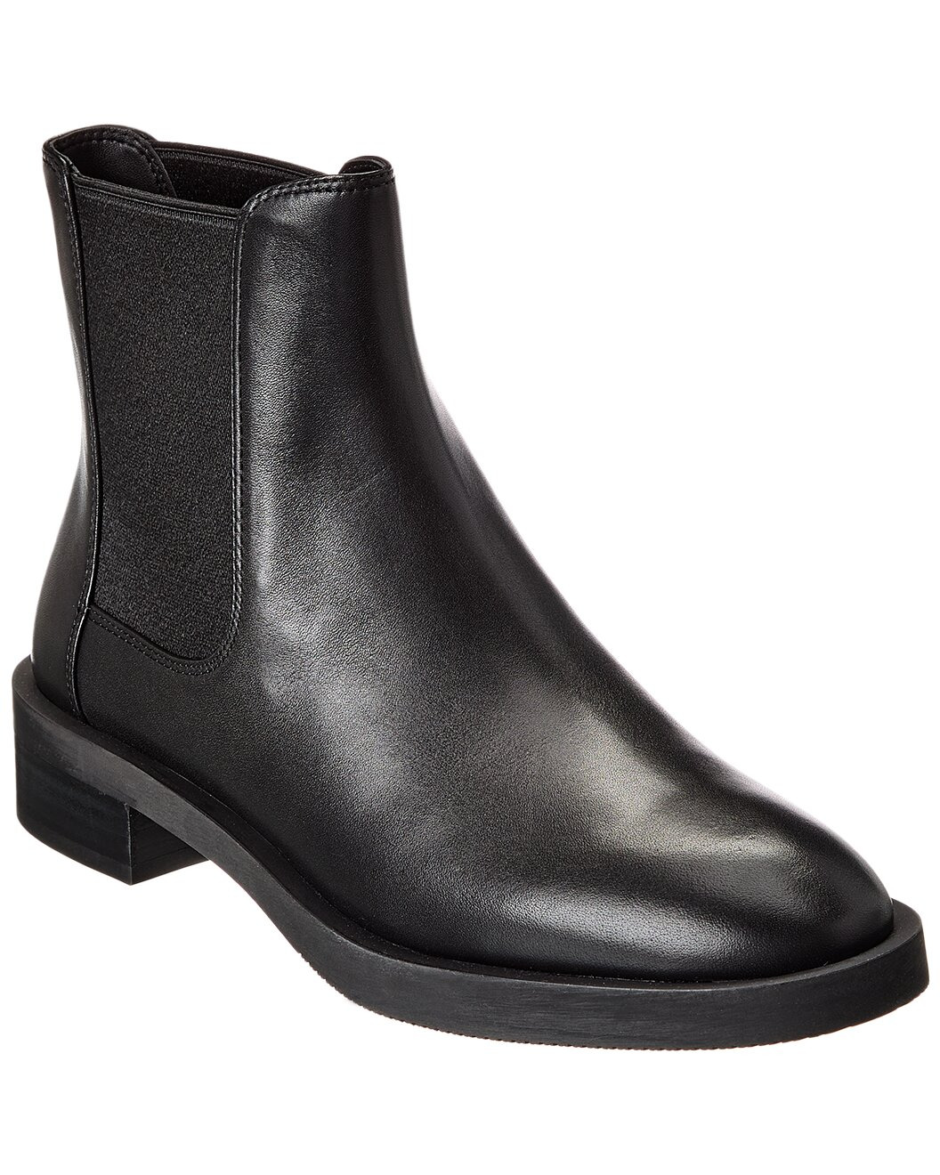 Stuart Weitzman Sondra Sleek Leather Bootie - 1