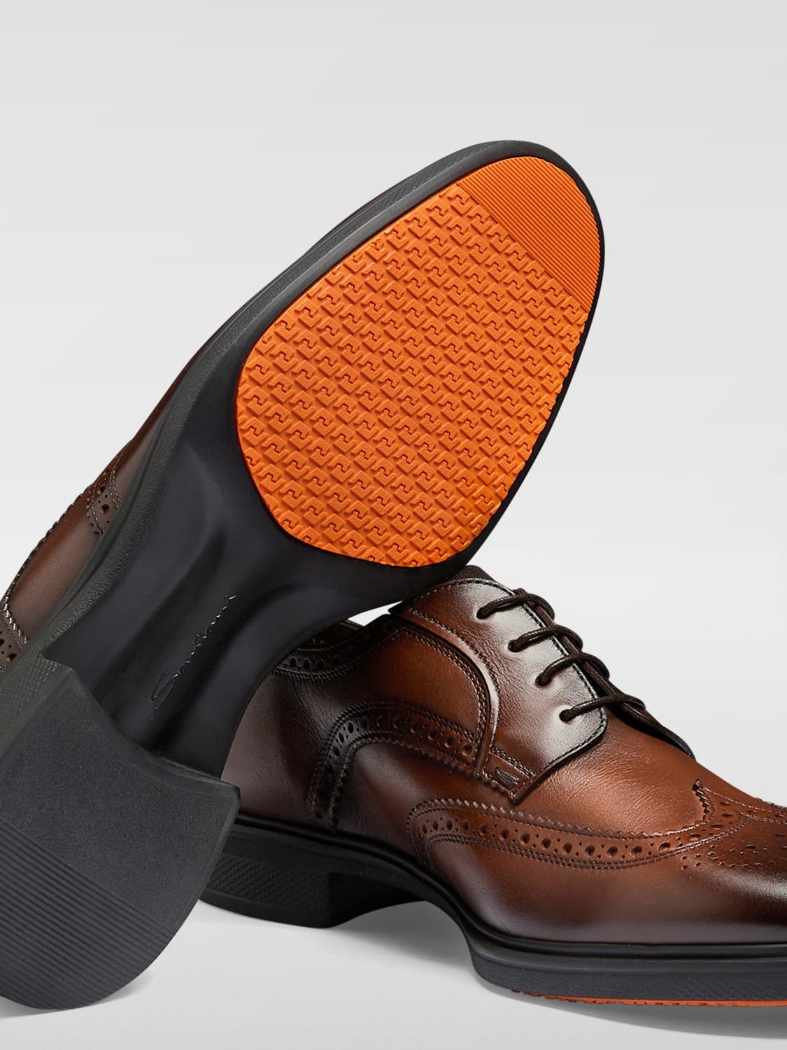 Brogue shoes men Santoni - 5