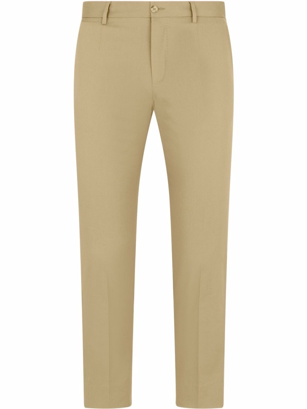 side-stripe slim trousers - 1