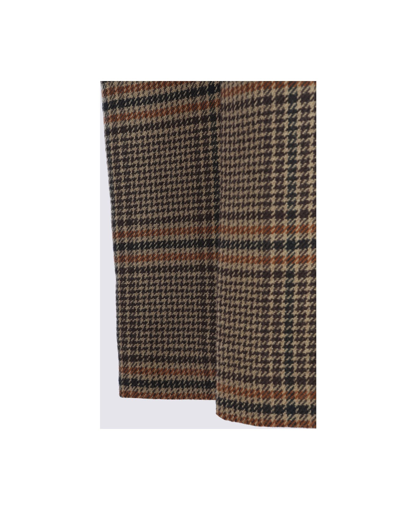 Brown Wool Skirt - 4